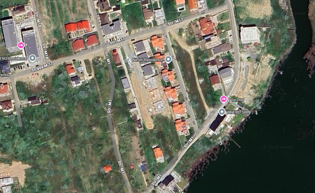 Năvodari strada M1 - M17 Google Maps