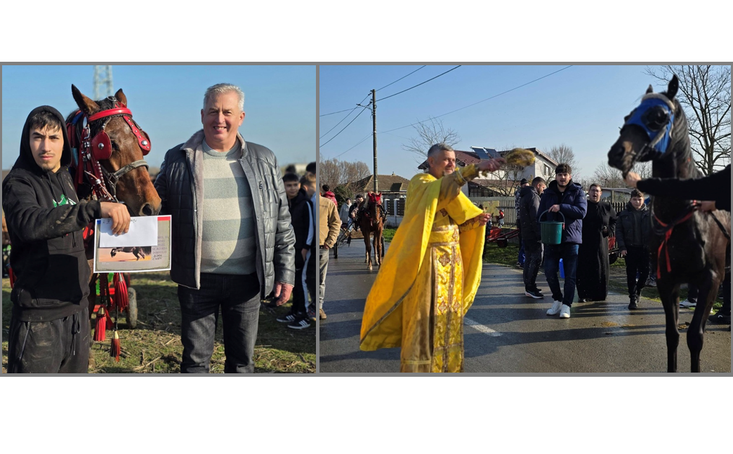 FOTO Tradiția Botezului Cailor continuă la Nicolae Bălcescu. Proprietarii au participat, ulterior, la un concurs hipic