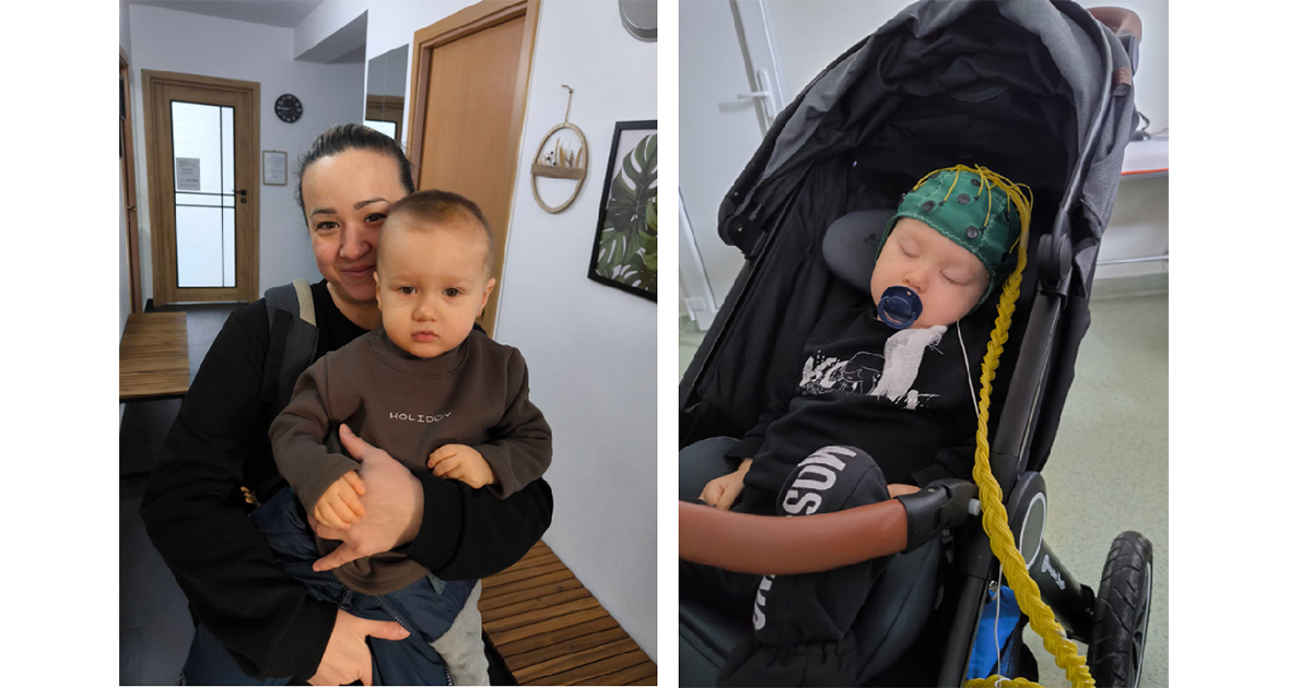 FOTO El este Andrei, băiețelul care suferă de o boală genetică rară: Micuțul are nevoie de terapii continue. Cum puteți ajuta
