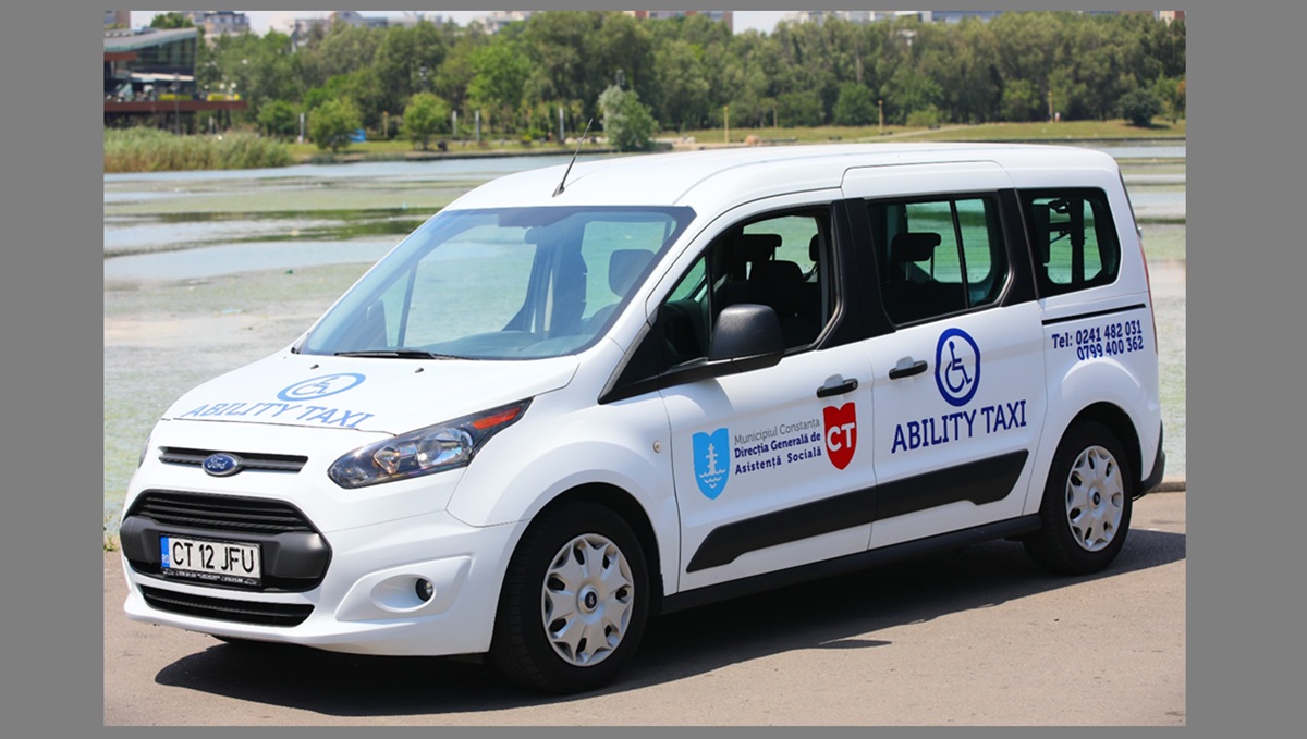 Persoanele cu dizabilități motorii din Constanța pot chema Ability Taxi GRATUIT de la primărie! Iată numărul de telefon