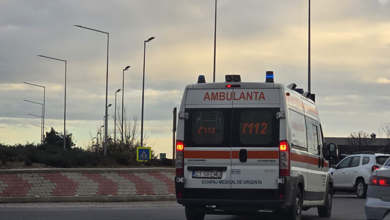 VIDEO Accident GRAV la ieșirea din Ovidiu spre Mihail Kogălniceanu