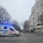 Accident rutier chiar lângă Spitalul Județean Constanța! S-au ciocnit un scuter și o mașină