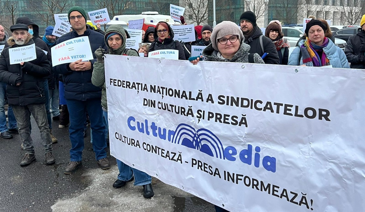 protest angajați cultură Constanța