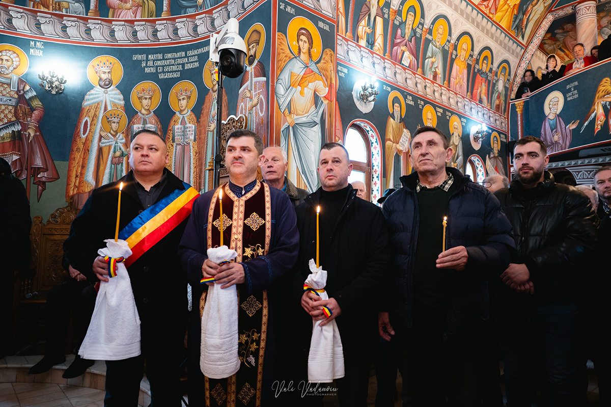 Slujba de sfințire a bisericii din Schitu