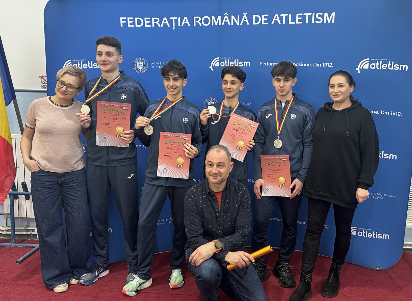 Sportivul constănțean Albert Belu, vicecampion național cu echipa CSM Craiova la Campionatul Național de Atletism U18, desfășurat în week-end