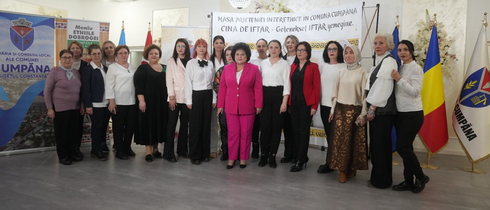 FOTO Cină de Iftar la Cumpăna: comunitatea musulmană alături de autoritatea locală și reprezentanți ai reprezentanți ai comunităților turcă, tătară, bulgară și lipovenească, la aceeași masă