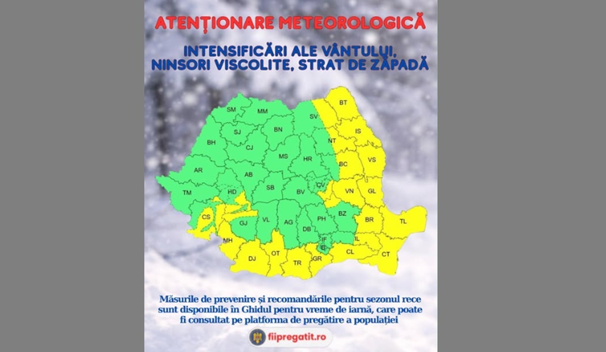 DSU, anunț de ultim moment în legătură cu vremea din Dobrogea: evitați deplasările care nu sunt necesare