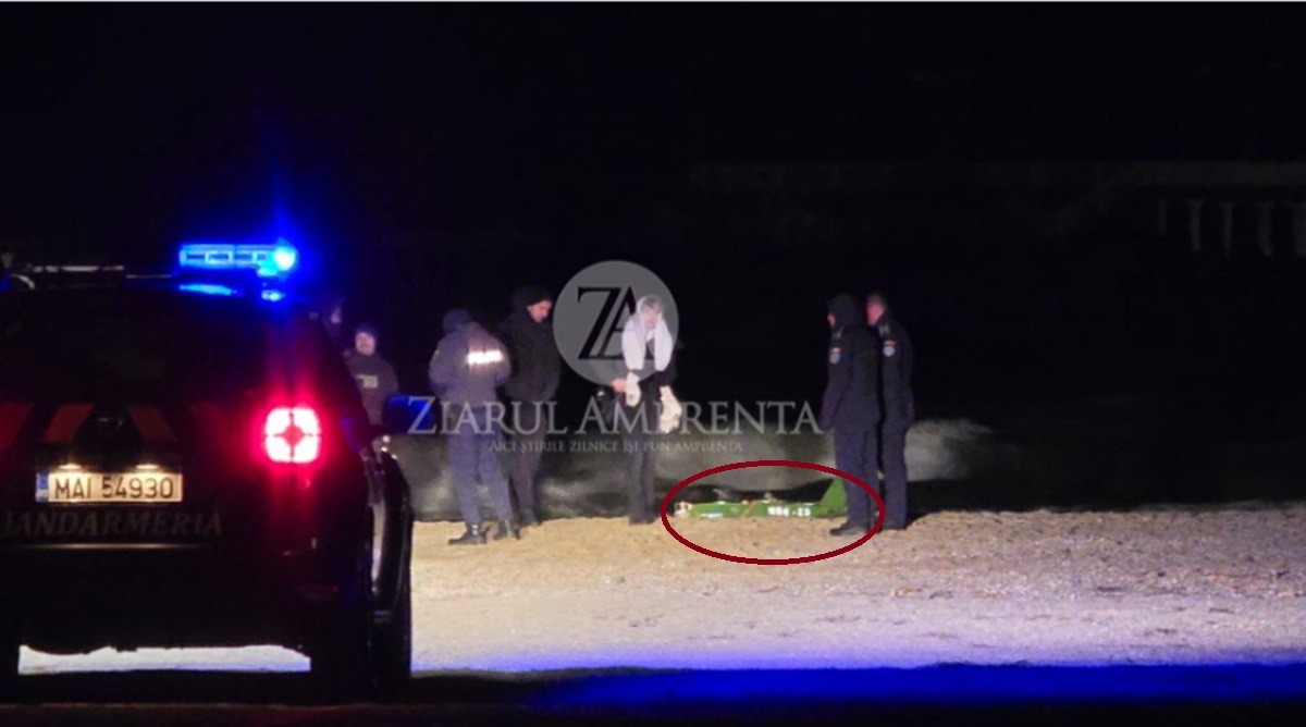 EXCLUSIV FOTO VIDEO Dronă găsită pe plajă, în Mamaia! SRI, MApN, ISU și Poliția, la fața locului. Ce spune Ministrul Apărării