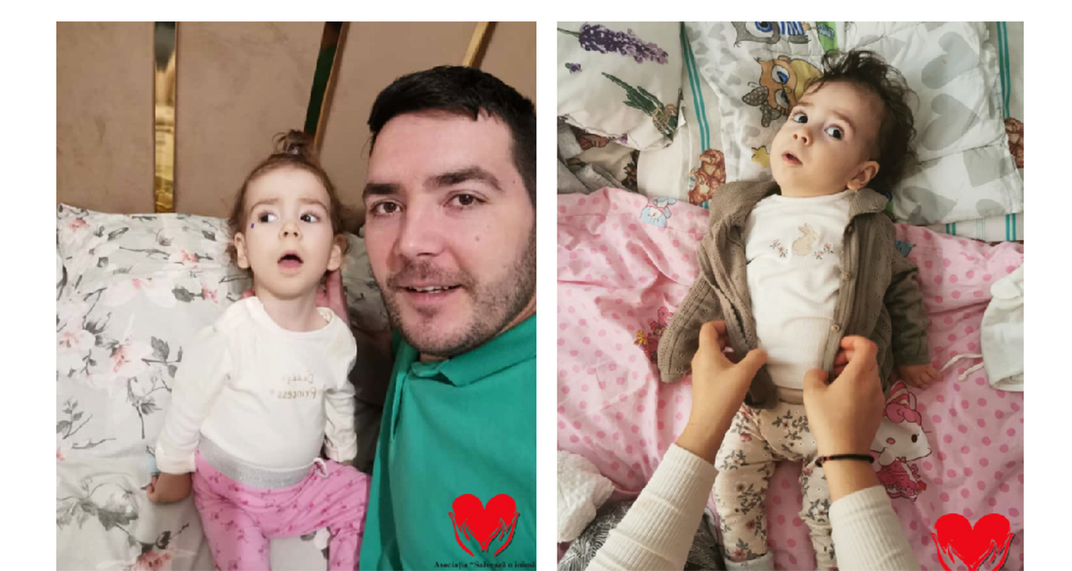 Miruna, singurul copil din România diagnosticat cu o mutație genetică rară are nevoie de sprijin pentru a continua tratamentul