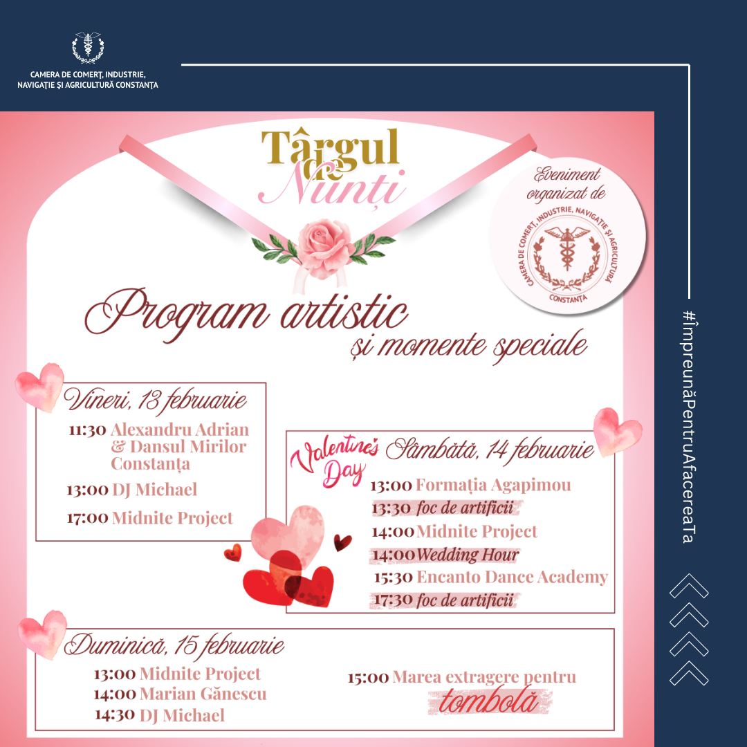 Program Târg de nunți 2026