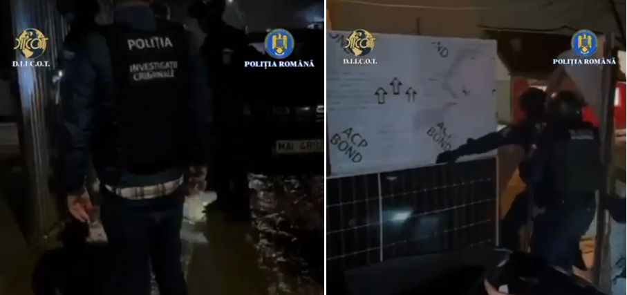 VIDEO DIICOT a destructurat o rețea de cămătari și traficanți care activa în mai multe localități. Cum acționau aceștia