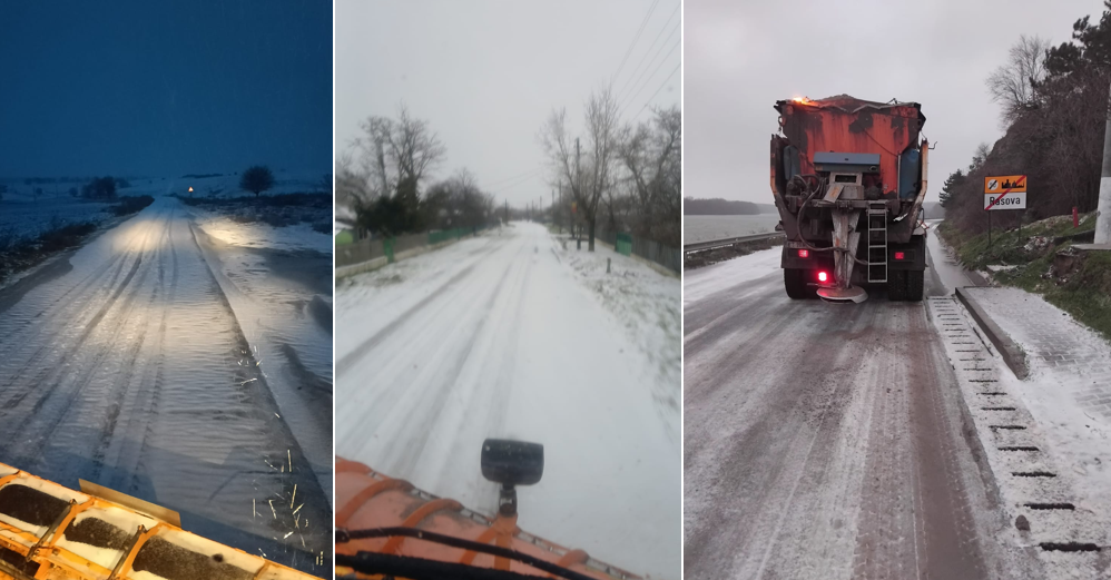 UPDATE FOTO Cum se circulă pe drumurile județene din Constanța