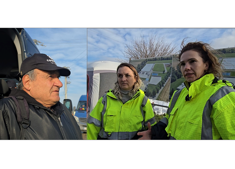 FOTO VIDEO Detalii esențiale oferite de reprezentanții companiei Envirotech SRL despre proiectul depozitului de deșeuri industriale nepericuloase, care va fi construit la 4 km de comuna Lumina