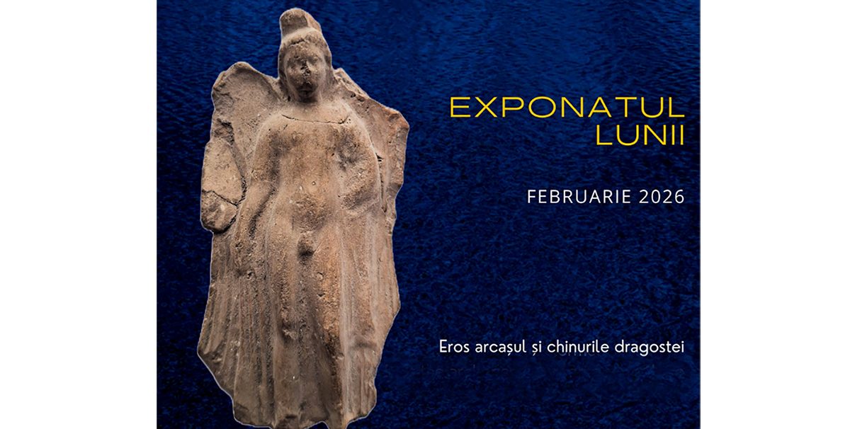 Exponatul lunii februarie 2026, la MINAC: Eros, statueta de tip Tanagra de la Mangalia