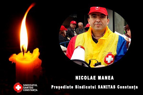 A MURIT președintele Sindicatului SANITAS Constanța, Nicolae Manea: Plecarea lui lasă în urmă o amprentă de neșters în sufletele noastre!