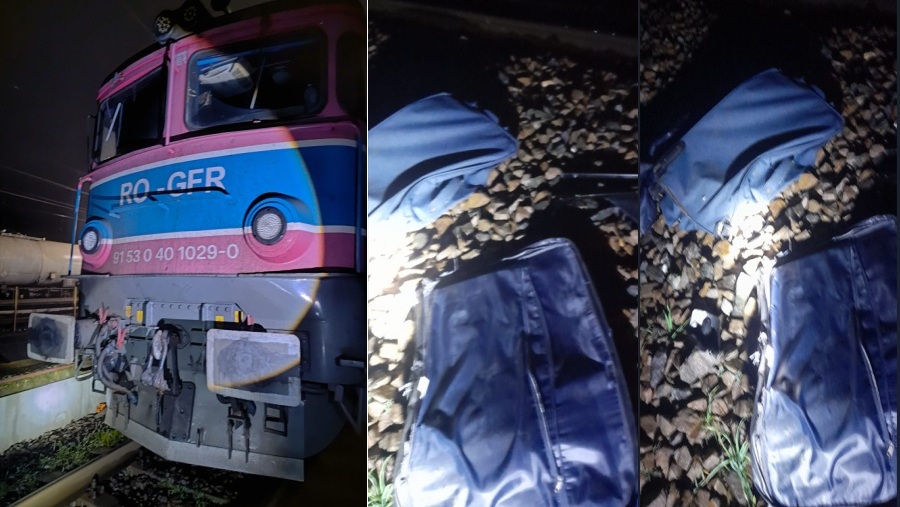 Incident feroviar pe relația Murfatlar – Dorobanțu: locomotiva unui tren, avariată după lovirea unui obiect aflat în gabarit