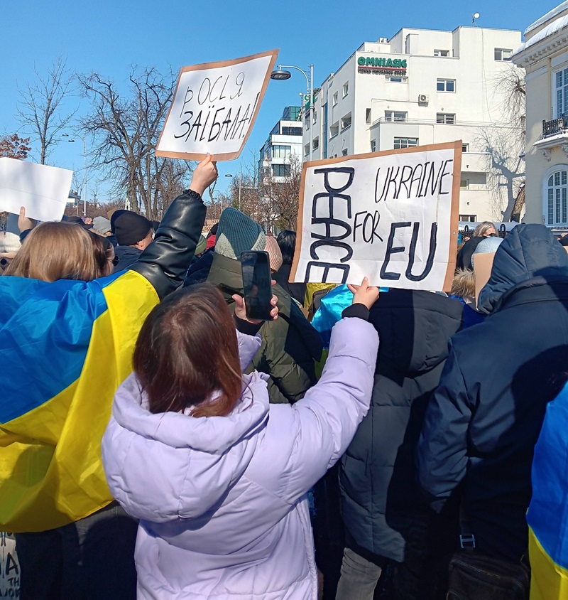 protest Ucraina București