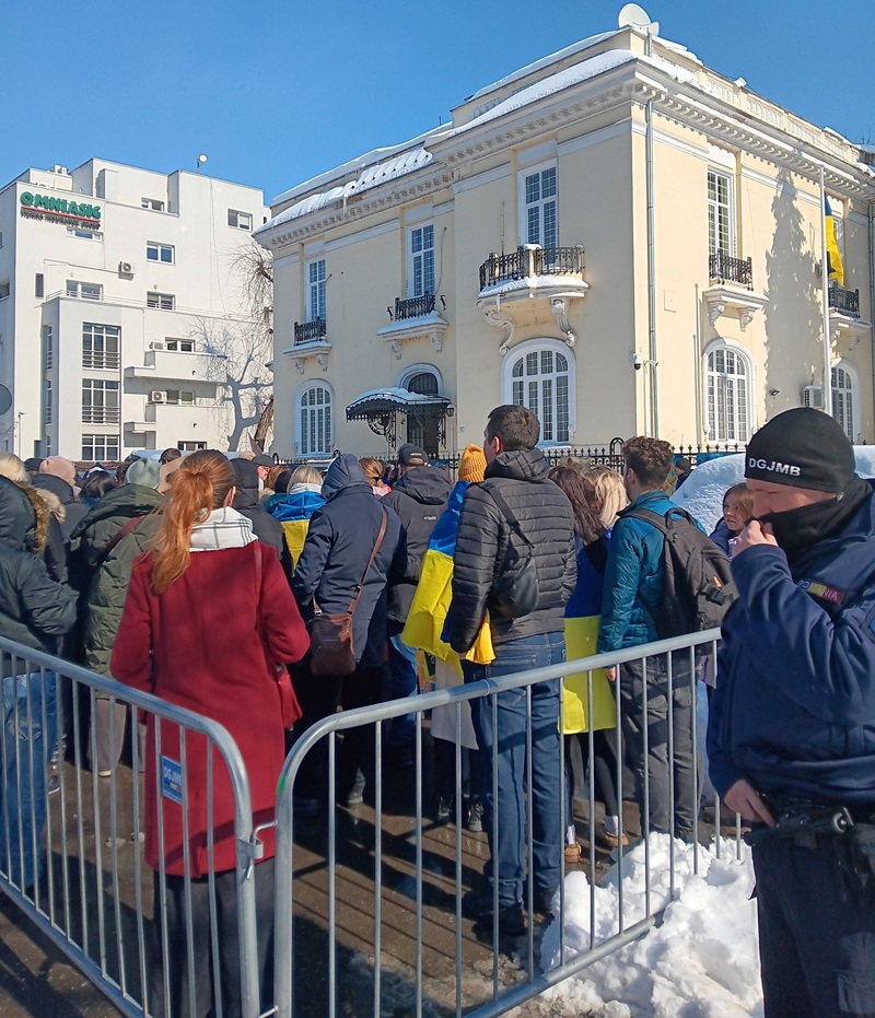 protest Ucraina București