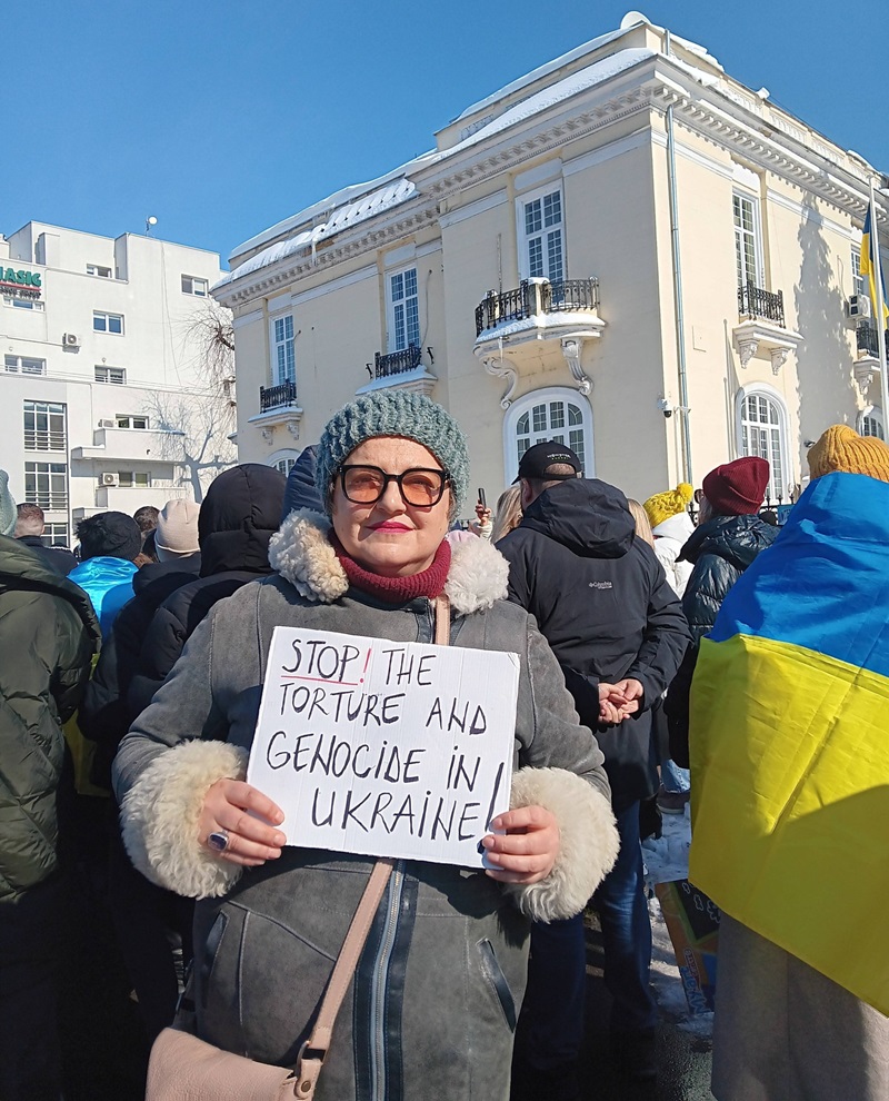 protest Ucraina București