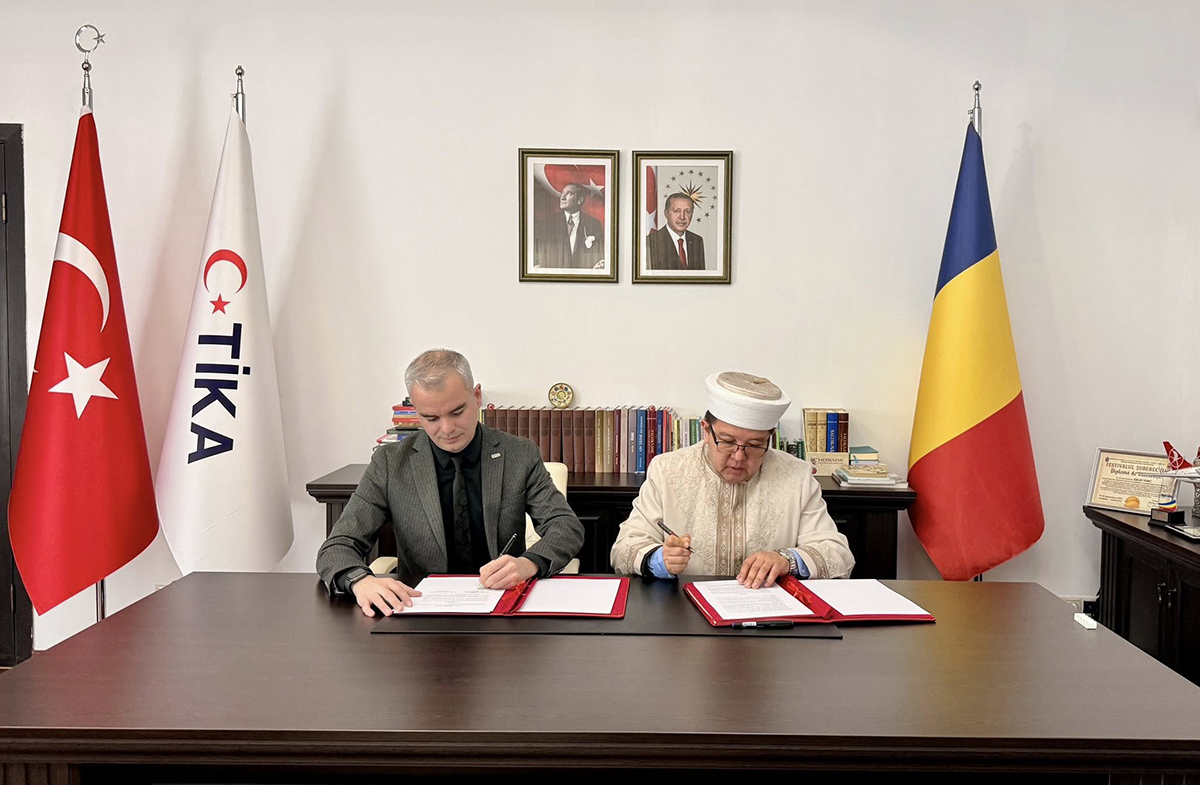 Începe restaurarea Geamiei Hünkâr din Constanța: A fost semnat protocolul de colaborare dintre Muftiat și Agenția de Cooperare și Coordonare Turcă TİKA București