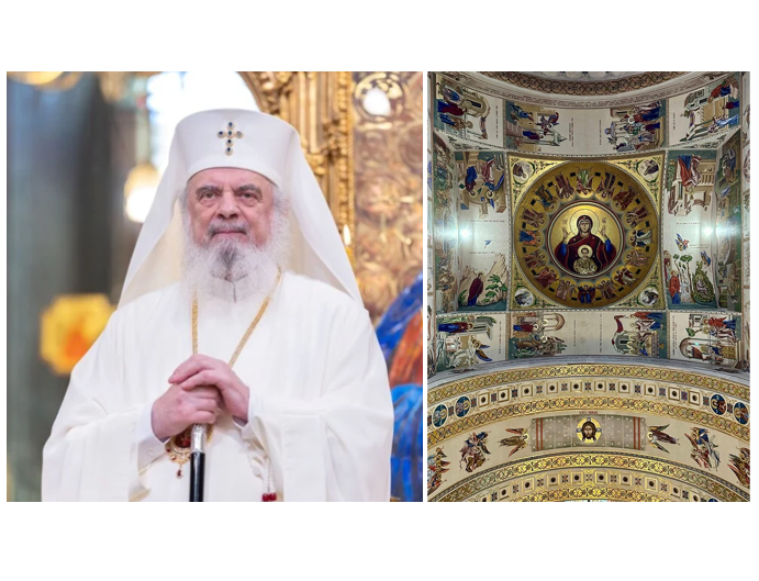 Patriarhul Daniel îndeamnă la sprijin pentru finalizarea picturii la Catedrala Națională. Cum poți dona