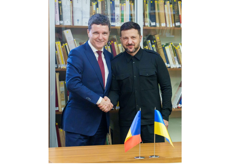 OFICIAL Nicușor Dan îl primește joi, la Cotroceni, pe Volodimir Zelenski