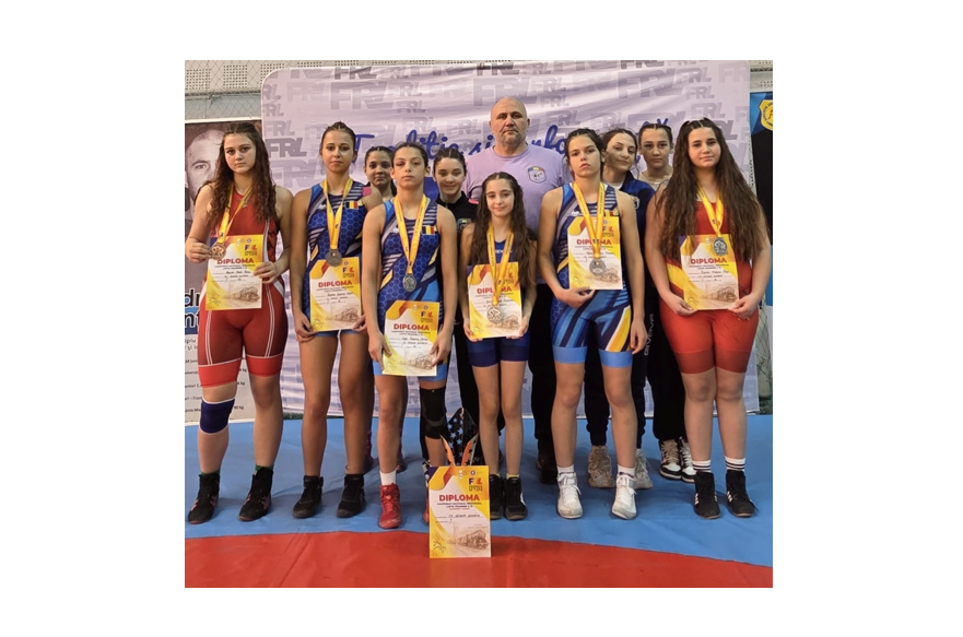 FOTO Rezultate excepționale pentru sportivele CS Victoria Cumpăna la Campionatul Național Individual U15 – Lupte Feminine