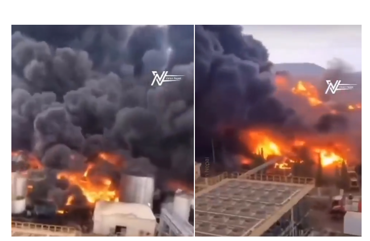 VIDEO O importantă rafinărie din Israel a fost lovită de o rachetă balistică a Iranului