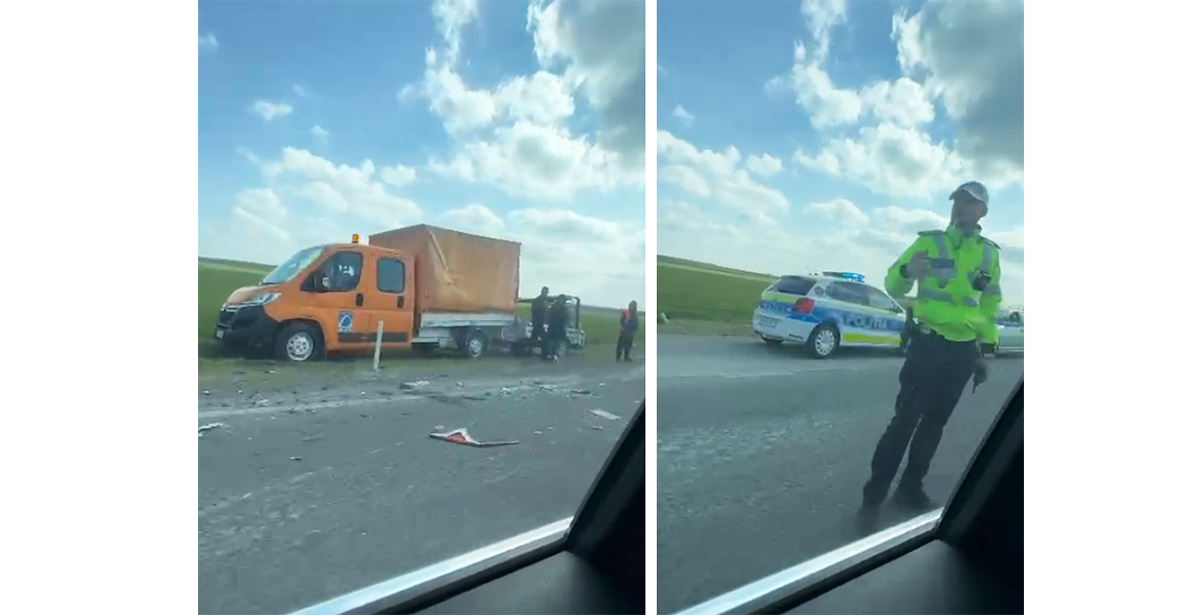 VIDEO Încă un accident rutier pe DN 3 Ostrov-Constanța: Sunt implicate mai multe autovehicule