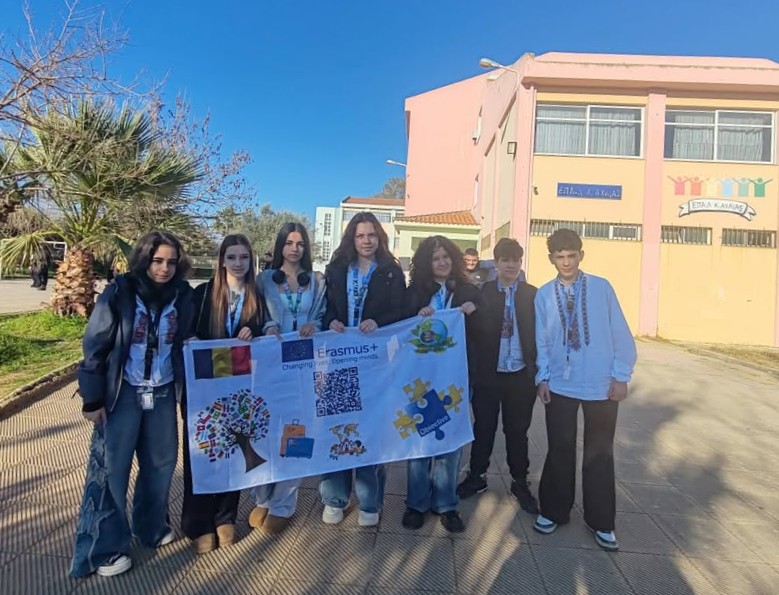 Elevi ai Școlii Grigore Moisil din Năvodari, experiență educațională în Grecia printr-o mobilitate Erasmus+ dedicată sustenabilității
