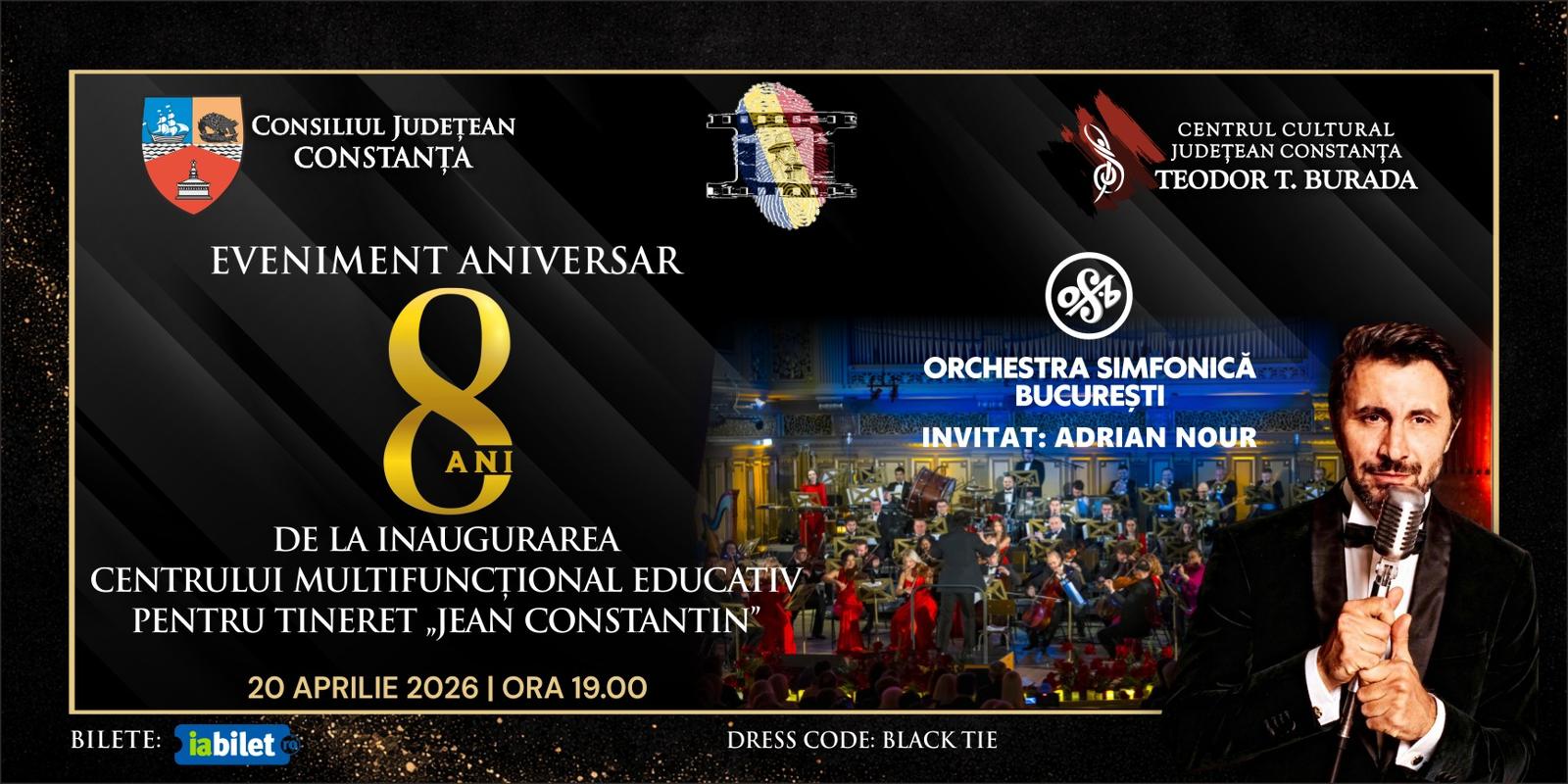 Orchestra Simfonică București, alături de invitatul special Adrian Nour, vin la Centrul Multifuncțional Jean Constantin din Constanța