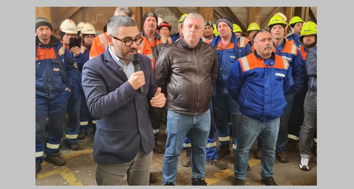FOTO Ministrul Muncii, prezent la Damen Mangalia! Oficialul anunță plata salariilor restante înainte de Paște