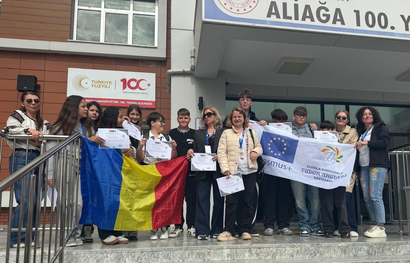 FOTO Elevi de la Școala Gimnazială Tudor Arghezi Năvodari, experiență ERASMUS + în Turcia