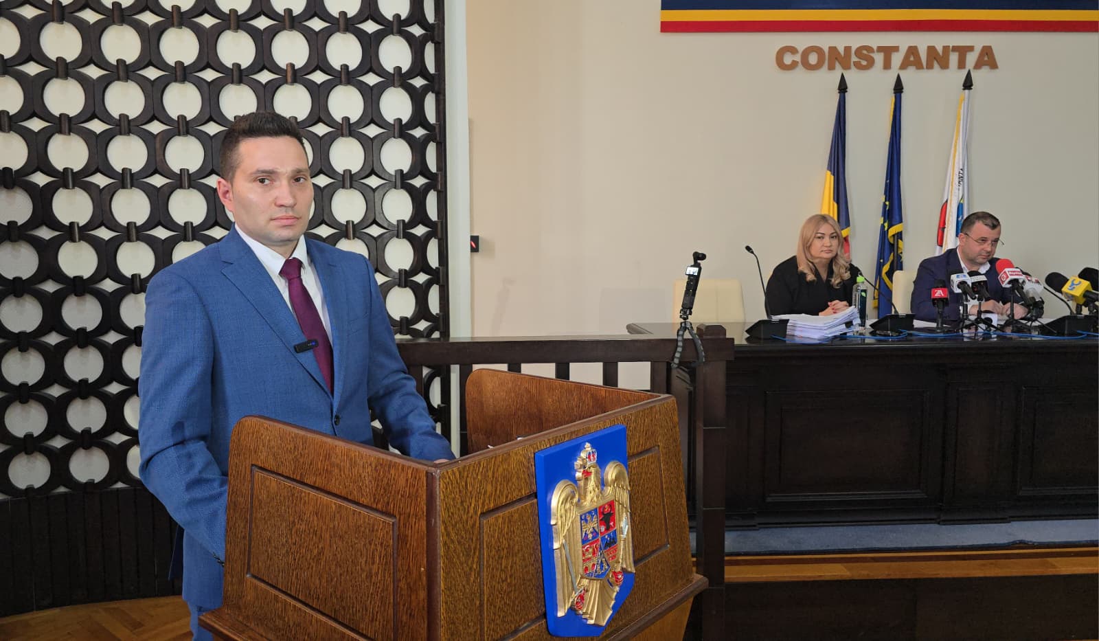 Consilierul județean Alin Luchian, noul lider al grupului AUR din cadrul Consiliului Județean Constanța