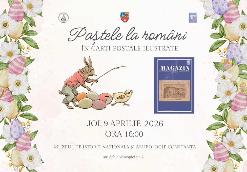 MINAC: Paștele la români în ouă încondeiate și cărți poștale ilustrate. Expoziția se deschide pe 9 aprilie