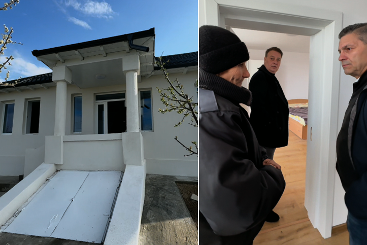 VIDEO Casa din Topalu, mistuită de flăcări, a fost reconstruită și dotată cu sprijinul președintelui CJC, Florin Mitroi