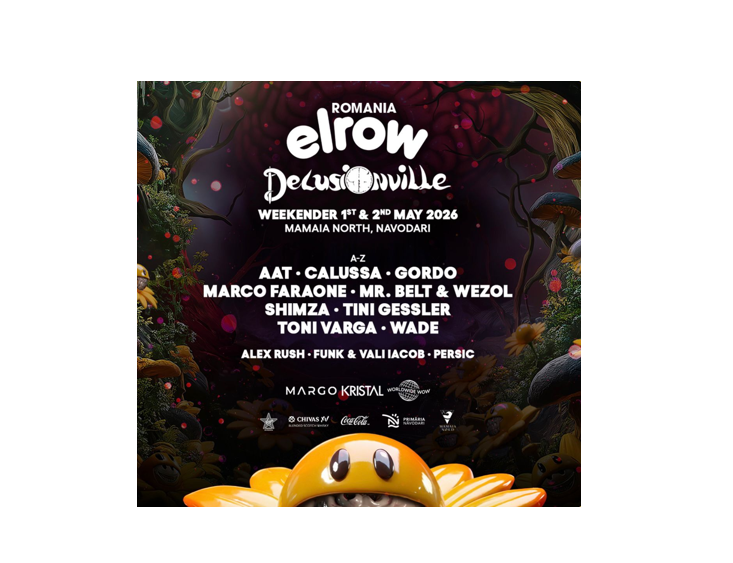 Elrow, un concept internațional, pe 1 și 2 Mai, în Mamaia Nord. GORDO, Shimza, Marco Faraone și Wade, printre artiștii care vor urca pe scenă