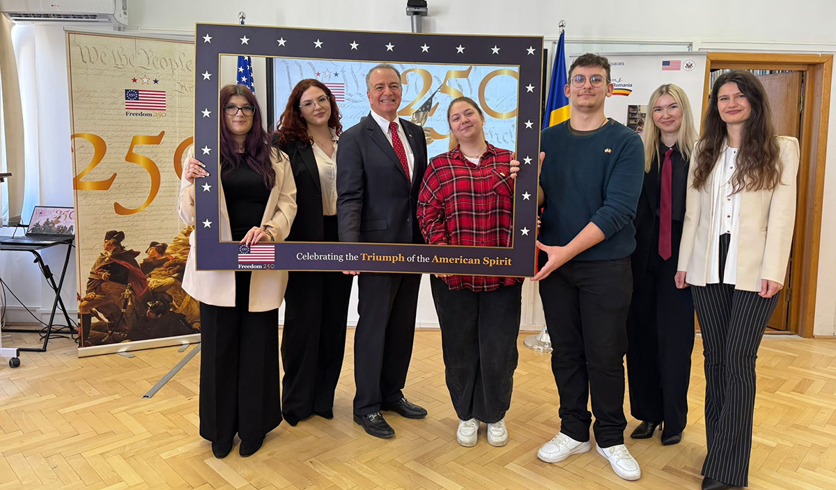 FOTO American Corners la Constanța: Ambasadorul SUA, întâlnire cu primarul Constanței și rectorul Universității Ovidius