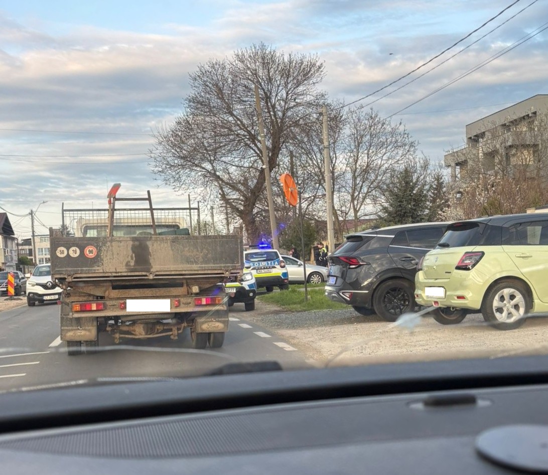 Accident la intrare în Cumpăna, în această dimineață