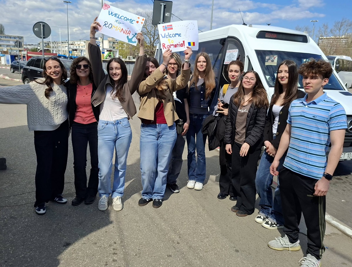 Colegiul Național Mircea cel Bătrân elevi Erasmus Norvegia