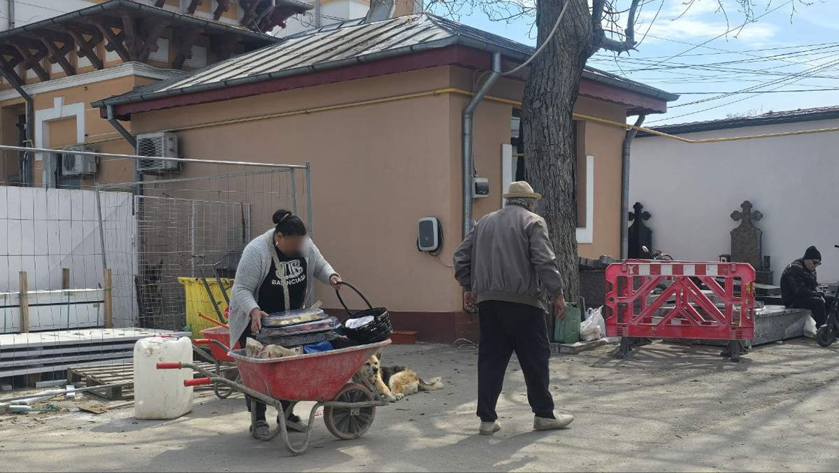 Paștele Blajinilor la Constanța 2026 - pomană cu roaba