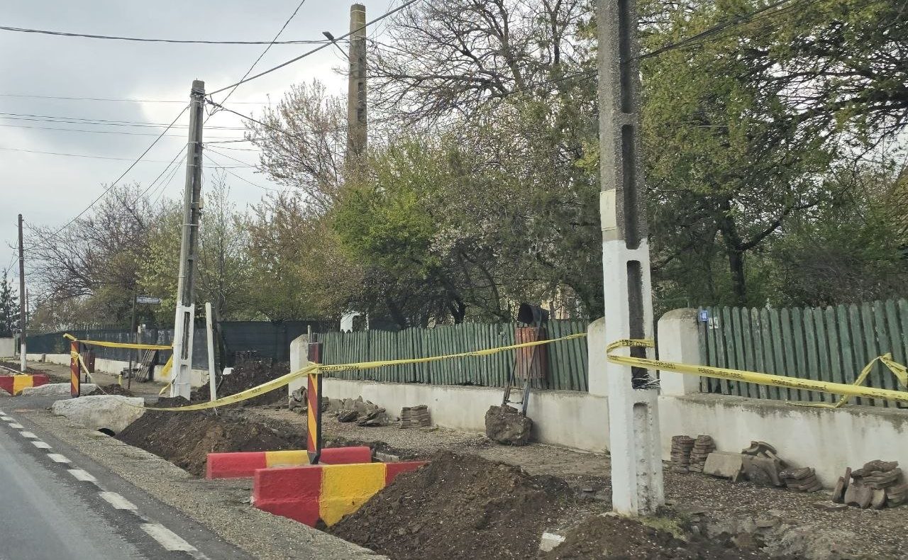 FOTO Primăria Nicolae Bălcescu continuă lucrările la rețeaua de gaze în comună