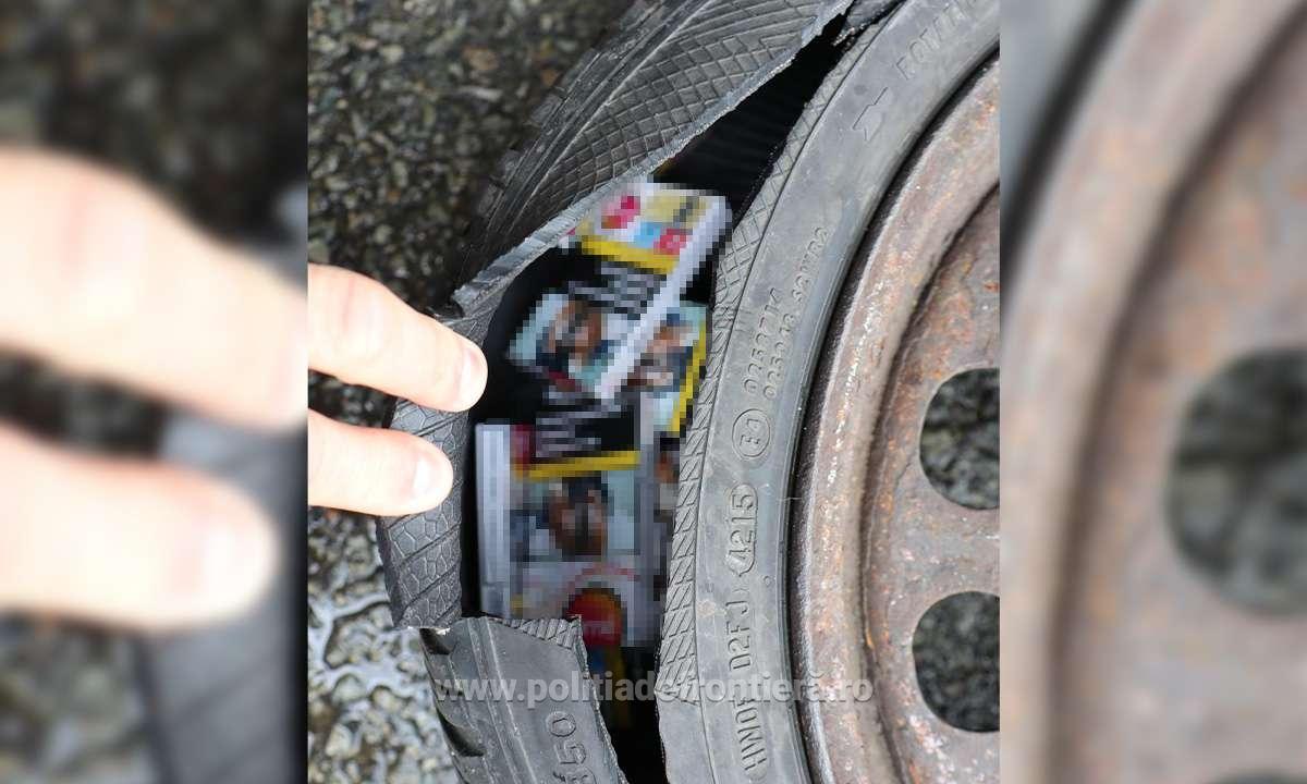 FOTO Unde a ascuns un cetățean bulgar peste o mie de pachete de țigări de contrabandă