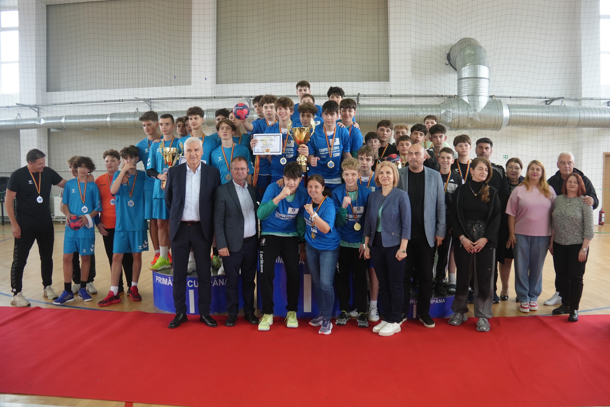 FOTO Etapa națională a Olimpiadei Naționale a Sportului Școlar la handbal masculin – gimnaziu, găzduită la Cumpăna, la final. Cine sunt câștigătorii