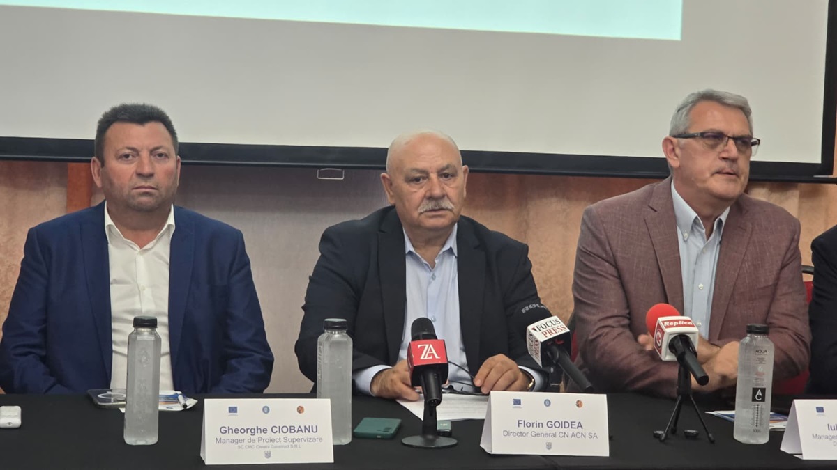 Conferință proiect retehnologizare Ecluza Năvodari CN Administrația Canalelor Navigabile SA