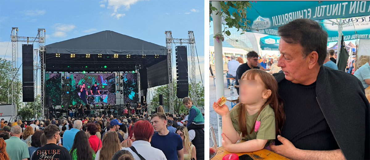 FOTO Președintele CJC, Florin Mitroi, alături de constănțeni în ultima seară a Festivalului Tradițiilor și Gastronomiei Pescărești