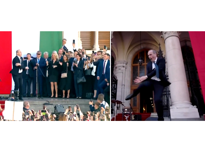 VIDEO Viitorul ministru al sănătății din Ungaria impresionează din nou cu talentul său la dans, la învestirea lui Peter Magyar ca premier 