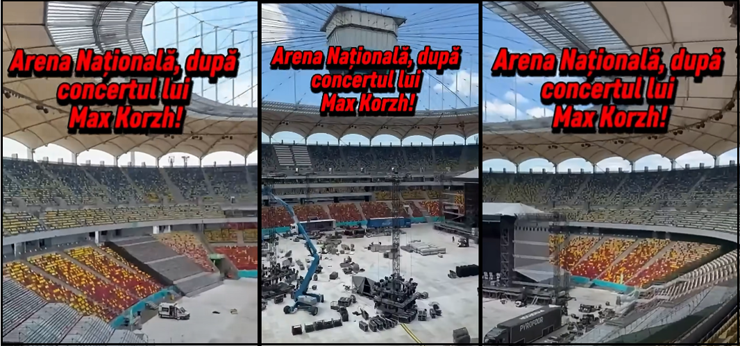 Noi imagini FALSE circulă online după concertul lui Max Korzh pe Arena Națională