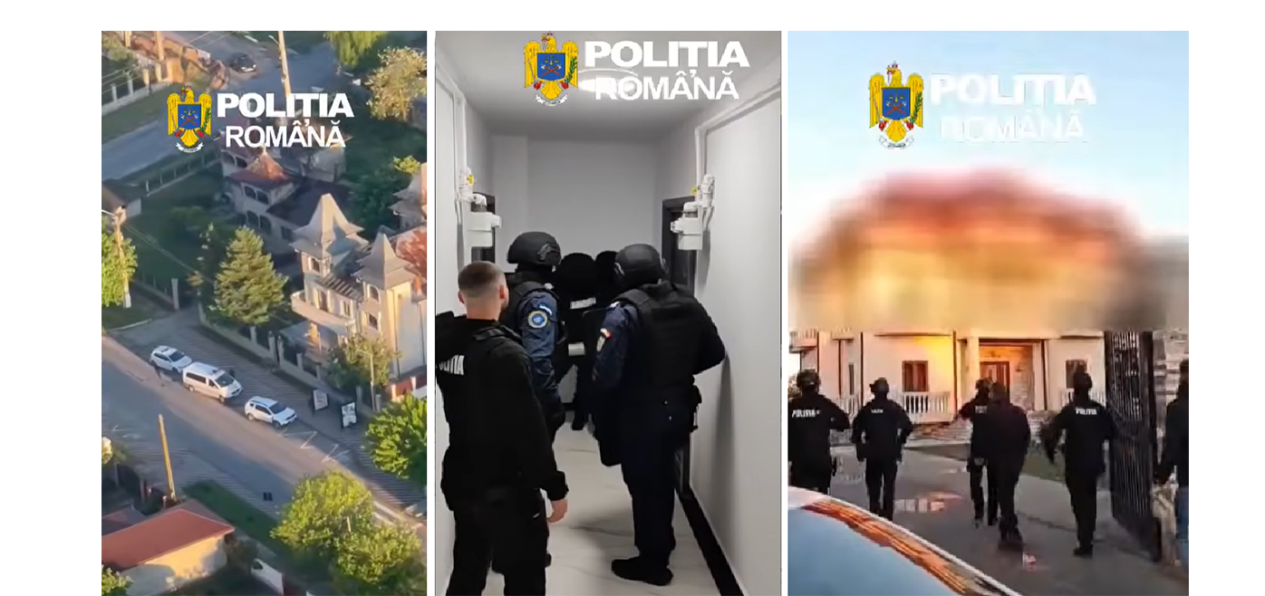VIDEO DESCINDERI cu mascații în această dimineață: Cinci persoane, aduse cu mandat