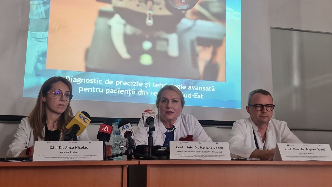 FOTO VIDEO Proiectul GePaRD, implementat de Spitalul Județean Constanța, la final. Declarații importante despre noile dotări de la Laboratorul de Anatomie Patologică și Genetică Medicală